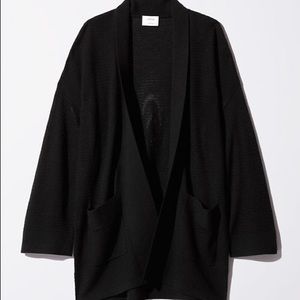 Aritzia Wilfred Free Copernic Sweater, Black Knit